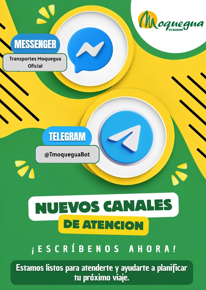 Nuevo canales de Atenci&Oacute;n!